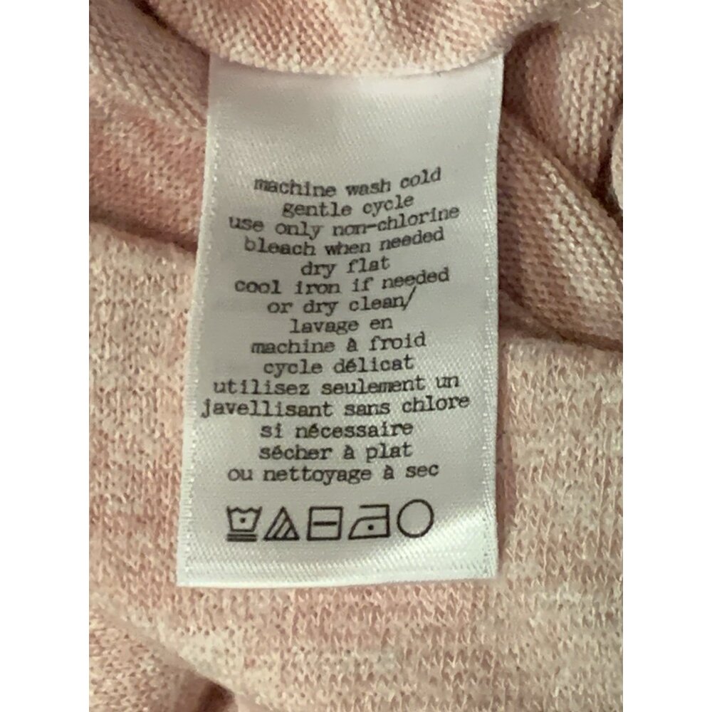 Rag & Bone Oversized Lightweight Pink Sweatshirt - Size Small Preppy Workout - Picture 5 of 6